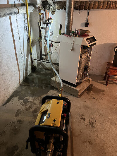 čistenie podlahového kúrenia