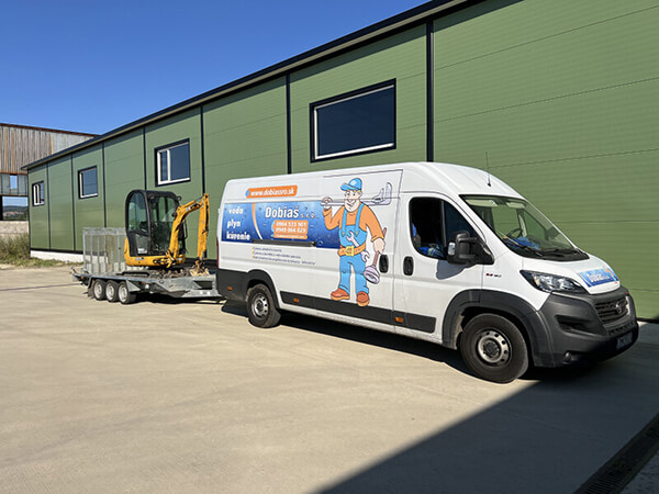 výkopové práce minibagrom